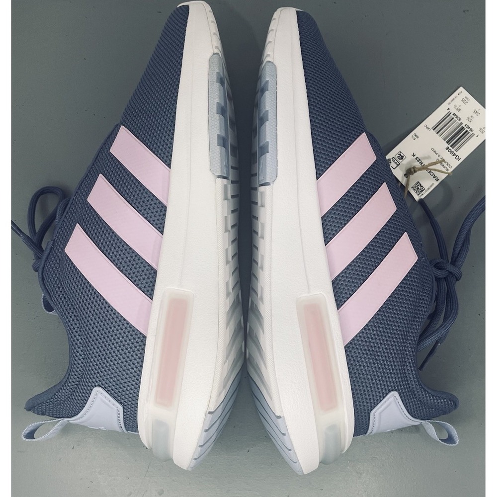 Adidas Running Shoes Racer TR23 K Size 6 Women's IG4908 Blue/Pink NEW‎ No Box - Picture 8 of 10